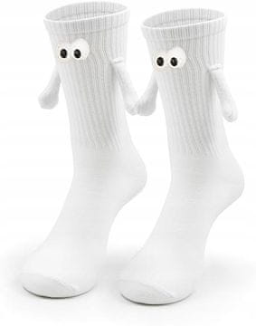 Korbi Magnetne Bombažne Nogavice Korbi Bele 35-43