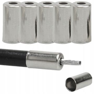 Korbi Komplet 5 Alu zaključkov za bovden 4 mm Gearox
