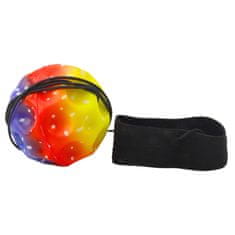 slomart Lunina žogica na elastiki za spretnost, 6,5 cm. Z vdolbinami za odličen oprijem. Trening koordinacije in refleksov!