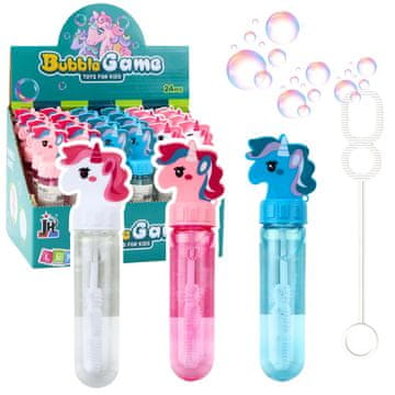 slomart Mehurčki LEAN TOYS enorožec, 3 luknje, pisane, 30ml