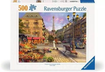 Ravensburger Večerni sprehod v Parizu sestavljanka, 500 kosov