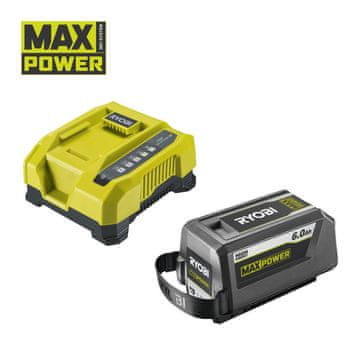RYOBI RY36BK60B-160 36V MAX POWER komplet 6Ah 36V baterije + polnilnik