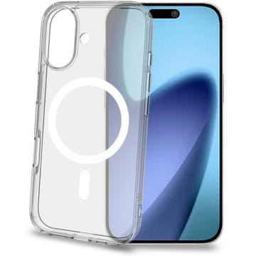 Celly Ovitek TPU za iPhone 17, združljiv z MagSafe - prozoren