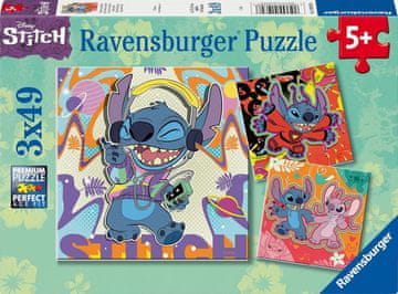 Ravensburger Stitch sestavljanka, 3 x 49 kosov