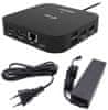 i-tec Docking Station USB-C Dual HDMI z Power Delivery 100W + univerzalni polnilec 100W
