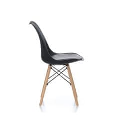 Aga 2x Jídelní židle MR2035 Černá