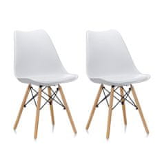 Aga 2x Jídelní židle MR2035 Bílá