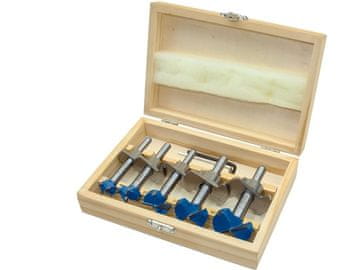 Extol Craft Rezalniki-vozlalniki 902003, za les z omejevalnikom globine, komplet 5 kosov, 15-20-25-30-35 mm, z rezili SK