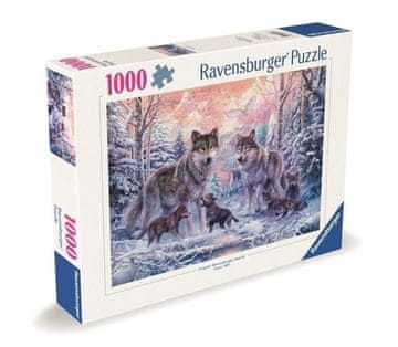 Ravensburger Arktični volkovi Puzzle 1000 kosov