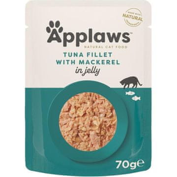 Applaws Cat kapsule. Jelly Tuna s skušo 70 g