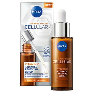 Nivea Serum za posvetlitev z vitaminom C Cellular Expert Filler Vitamin C 30 ml