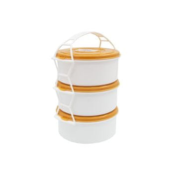 Plastični nosilec hrane 3x1l