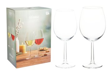 EXCELLENT Kozarci za vino (6+6 kosov) 6x430ml, 6x580ml