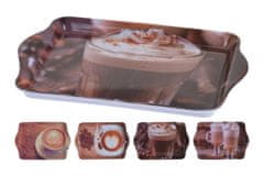 Pladenj 21x14,3x2cm melamin COFFEE