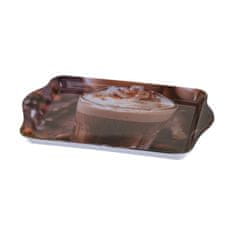 Pladenj 21x14,3x2cm melamin COFFEE