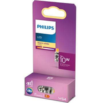 Philips LED G4 1W (10W) 12V Micro 100lm Toplo bela