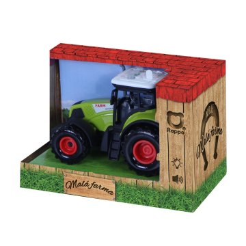 Rappa Traktor z zvokom in svetlobo 14 cm