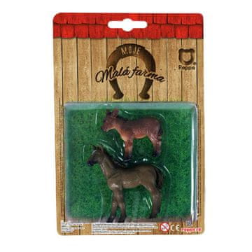 Rappa Kmetijske živali 2 v 1 - konj in osel