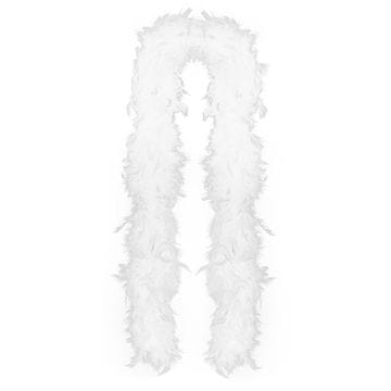 Rappa Boa bele barve s perjem 180 cm