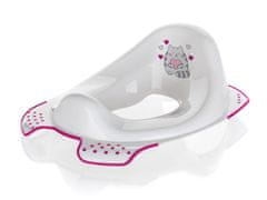 CAT Otroška straniščna školjka s protizdrsnimi plastičnimi elementi, BELA