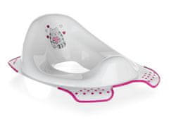 CAT Otroška straniščna školjka s protizdrsnimi plastičnimi elementi, BELA