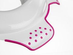 CAT Otroška straniščna školjka s protizdrsnimi plastičnimi elementi, BELA