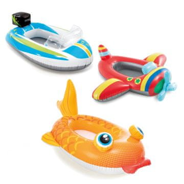 Intex Napihljiv čoln otroški veseli vzorec