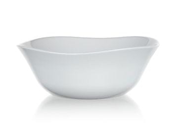 Skleda 14cm PARMA steklo BELA