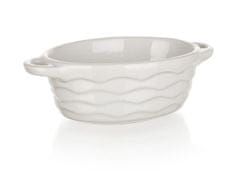 Banquet Ovalni pekač. 15x9cm CULINARIA keramika BELA