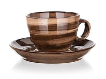 Banquet Skodelica + krožnik 90ml PALAS keramika HN