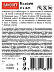Banquet Pladenj 21x14cm MEADOW melamin