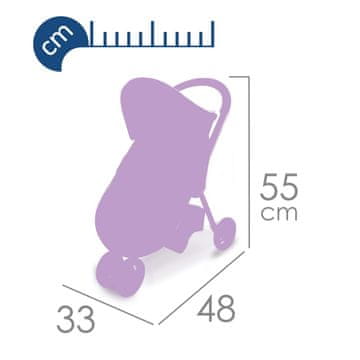 DeCuevas Otroški voziček za lutke Magic Bubble 2024 - 55 cm