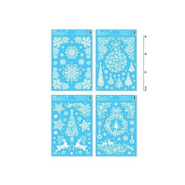 MFP Božična okenska folija, 20 x 30 cm