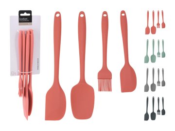 EXCELLENT Komplet kuhinjskih pripomočkov 4 kosi roza KO-404002790ruzo