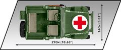 Cobi 2806 Willys MB ambulance 1:12, 1131 k
