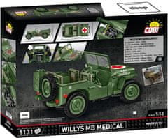 Cobi 2806 Willys MB ambulance 1:12, 1131 k