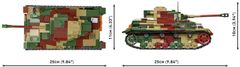 Cobi 2592 Druga svetovna vojna PzKpfw IV Ausf. G, 1:28, 1107 k, 1 f