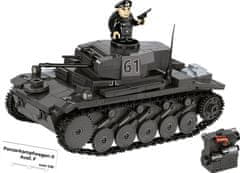 Cobi 2597 Druga svetovna vojna Panzerkampfwagen II Ausf. F, 1:28, 813 k, 1 f
