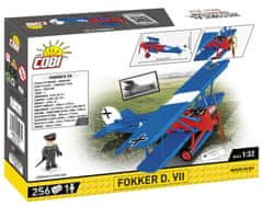 Cobi 2994 Fokker D VII iz velike vojne, 1:32, 255 k, 1 f