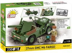Cobi 3116 II. svetovna vojna 37 mm GMC M6 Fargo, 1:35, 230 KM, 1 f