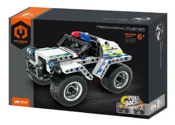 Gradbeni set iM.MASTER policijski avto obojestranska plastika 199 kosov