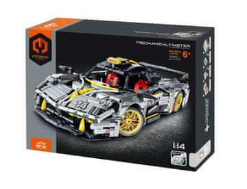 Gradbeni set iM.MASTER avto z mehanskim pogonom iz plastike 1237 kosov