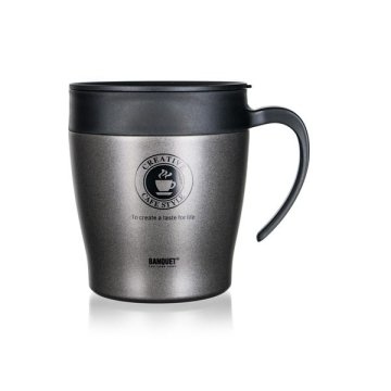 Potovalni termo vrč TAZZA - antracit, 330 ml