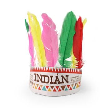 Indijanski naglavni trak s češkim tiskom