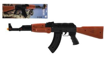 Teddies Samopal ARMY plastika 62 cm na baterije z zvokom in svetlobo