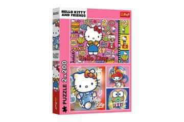 Trefl Puzzle Hello Kitty in prijatelji 2x200 kosov