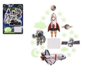 Teddies Vesolje na steni/stropu, ki se sveti v temi, papir/plastenke 2 vrsti