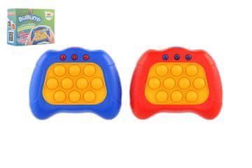 Teddies Bubble pops Silikonska igra za opazovanje Bubble pops z baterijami 2 barvi