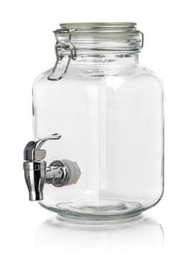 Steklenica 2200ml s pipo, pokrovček z vzvodom