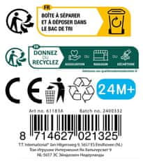 Teddies Krede 36 kosov bele + barvne 8cm 24m+